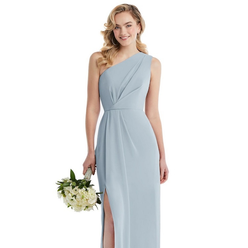 Light blue bridesmaid dress - Dessy group brand